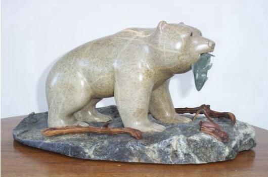 Soapstone Carvings and Sculptures by Del C. Mark