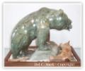 Soapstone Carving and Sculptures - Green Steatite Bear